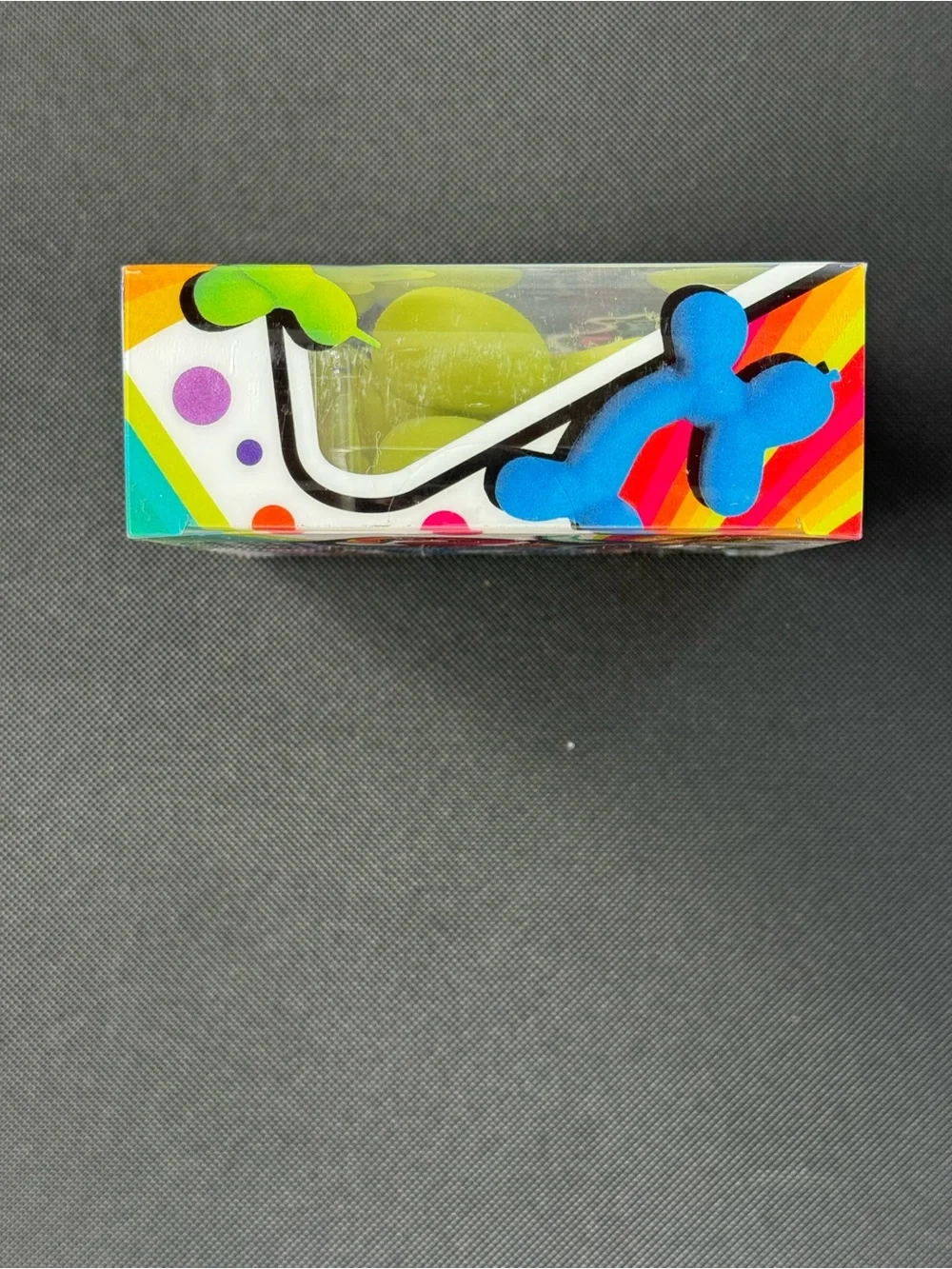 Green Balloon Dog Squish Stretchy B'loon Dog Glow-in-the-Dark Fidget Toy NWT New